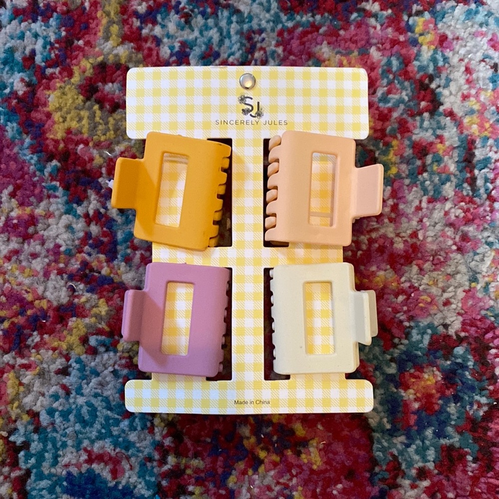 Colorful Claw Clips